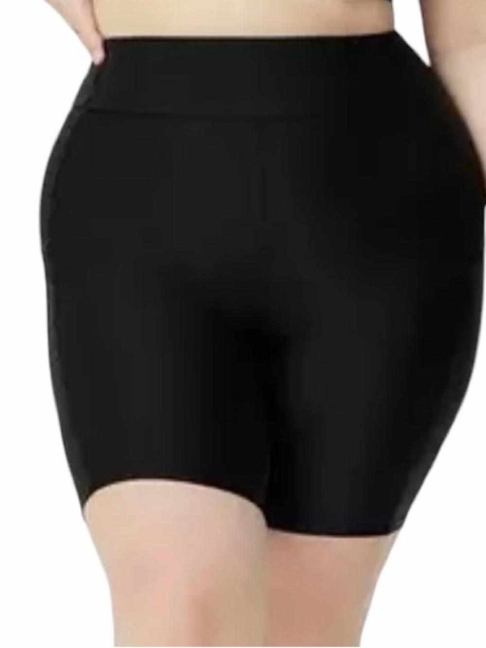 torrid High-Waist Black Bike Swim Shorts with Pockets 5X NEW